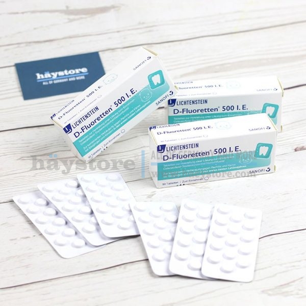 d_flouretten_90_vien Vitamin D-Fluoretten 500 I.E 90 viên
