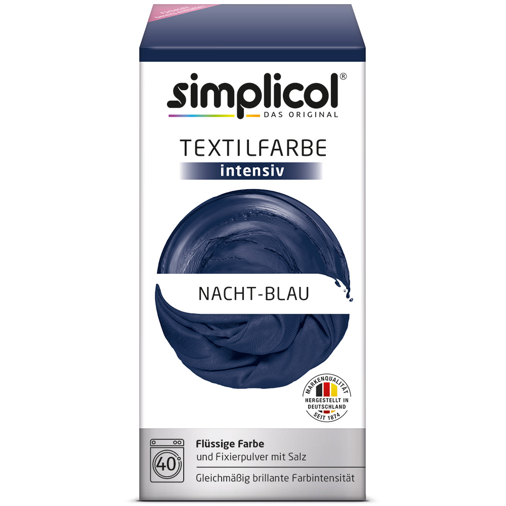 Màu nhuộm xanh tím than Nacht-Blau