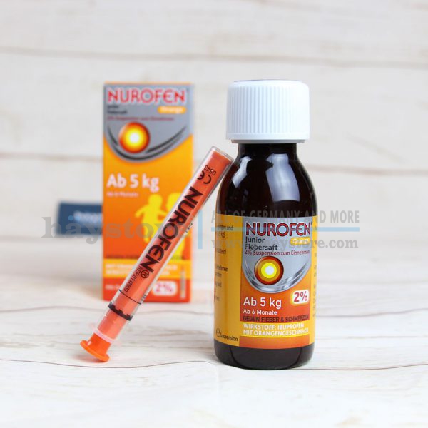 SIRO GIẢM ĐAU HẠ SỐT NUROFEN 2% vị cam